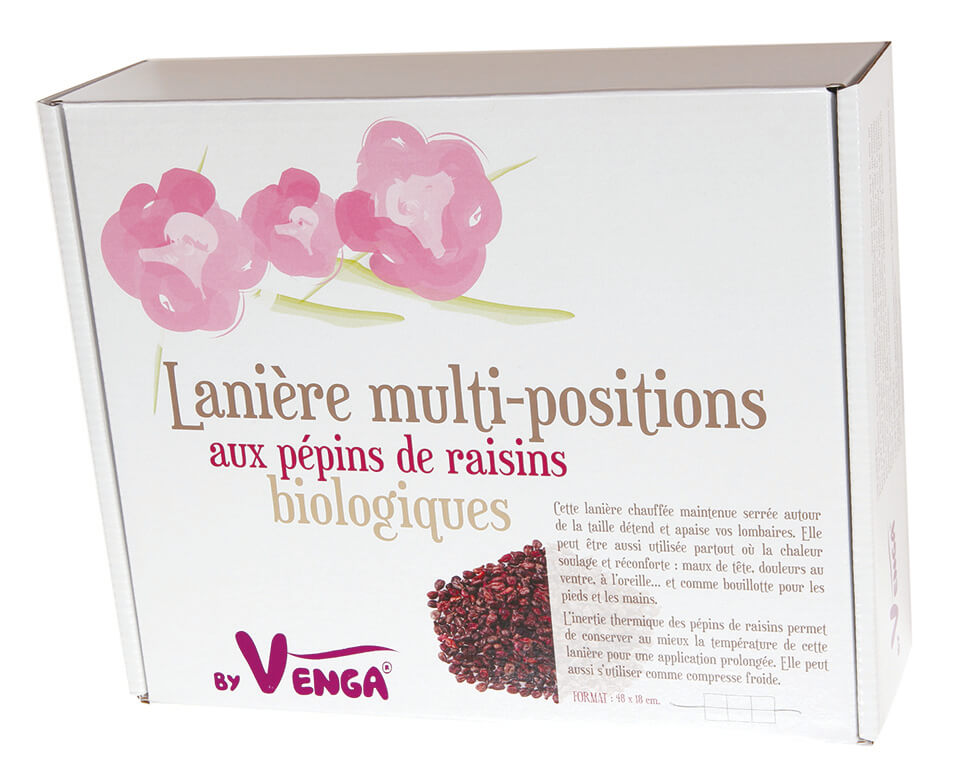 La Droguerie Ecologique Lanière multi-positions pépins de raisins